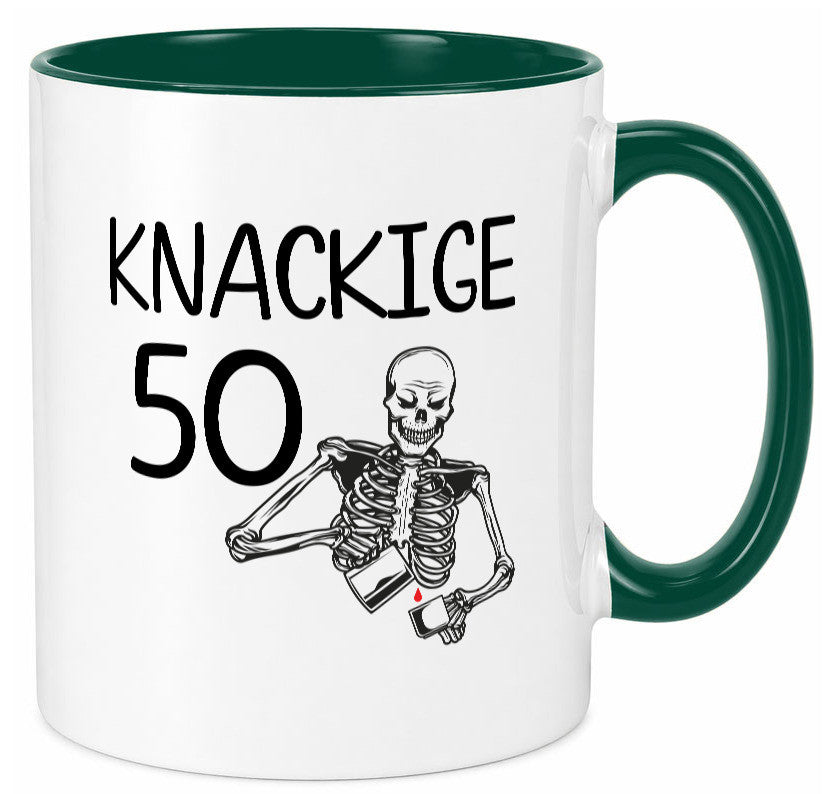 50. Geburtstag | Alt Knackig und Geschenk Geschenkidee lustiger Spruch Tasse