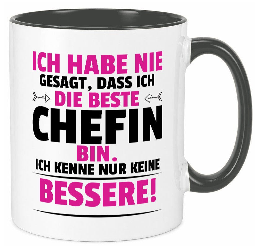 Die Beste Chefin | Führungskraft Vorgesetzte Geschenkidee Arbeit Kollegen Büro Tasse