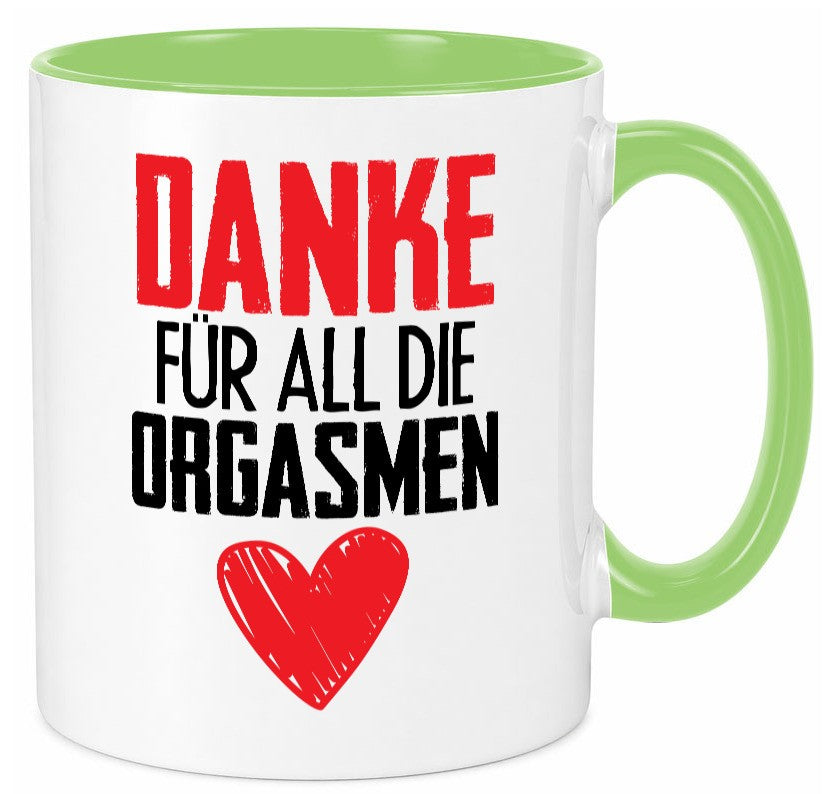 Orgasmus Tasse Geschenkidee Humor