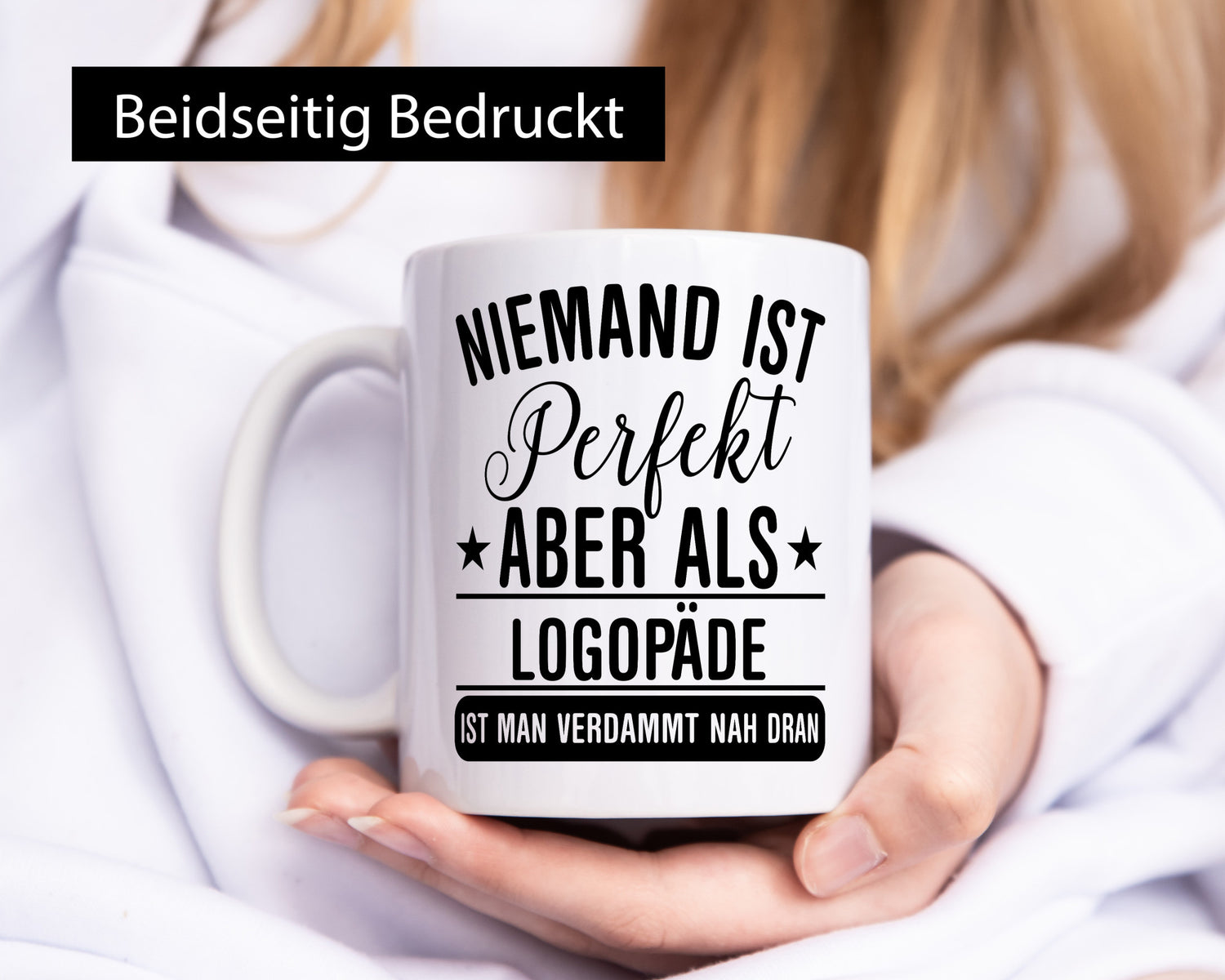 Verdammt nah dran: Logopäde | Sprachtherapie lustig Humor Geschenkidee Geschenk