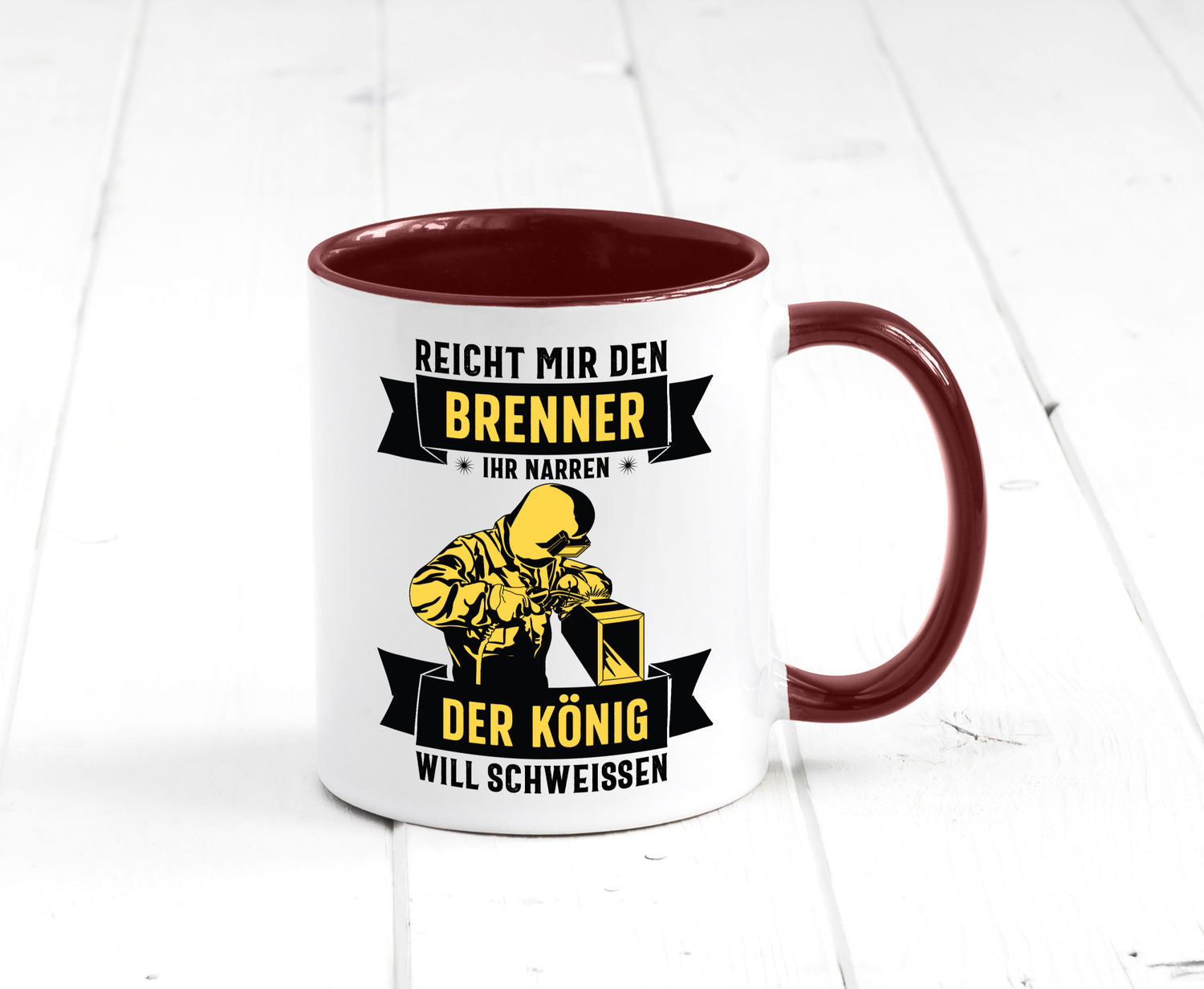 König will schweissen | Schweisser Sterne lustiger Spruch Geschenk Humor