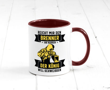 König will schweissen | Schweisser Sterne lustiger Spruch Geschenk Humor
