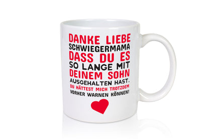 Schwiegermama | Schwiegermutter Tasse schöner Spruch Geschenk Familie