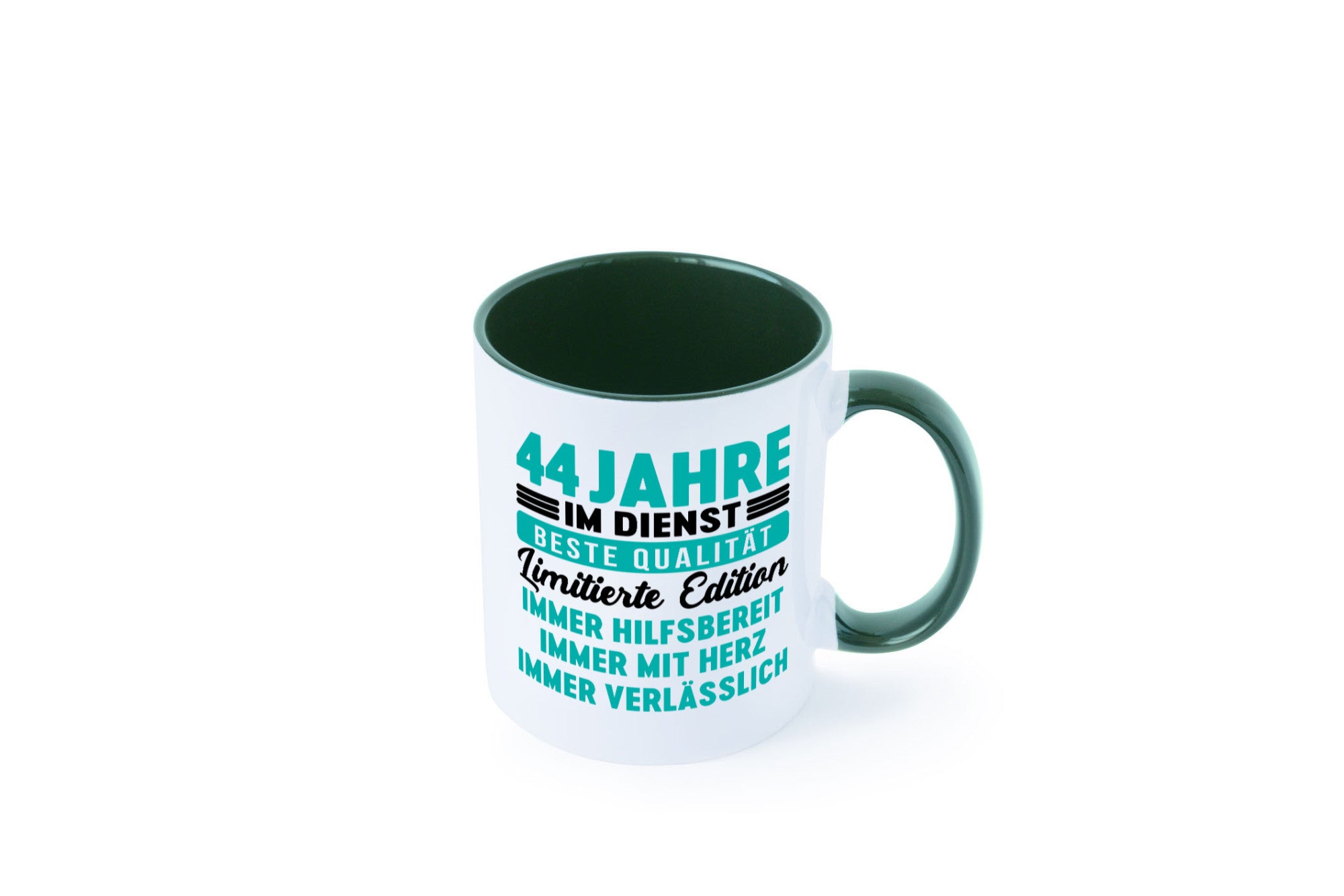 44 Jahre im Dienst | Jubiläum Arbeit v5 lustig Kollegen Büro Geschenk Tasse