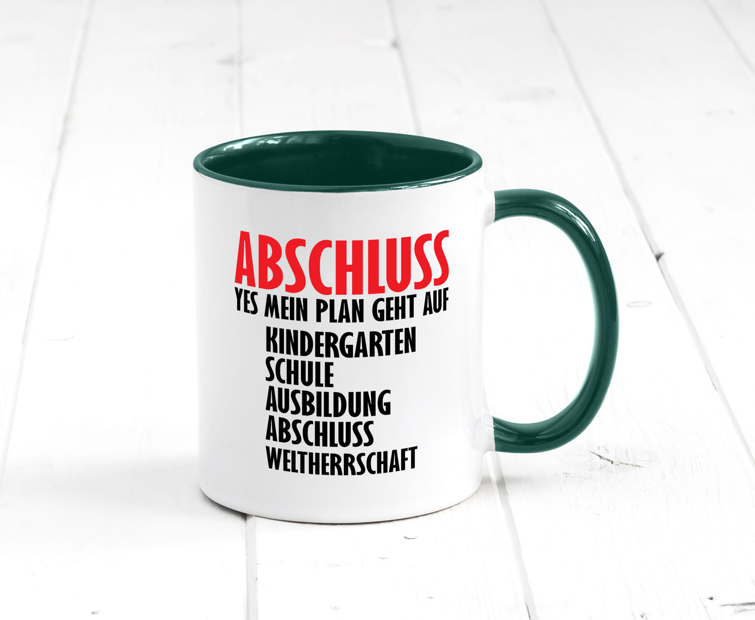 Abschluss Bachelor Geschenkidee Humor Tasse