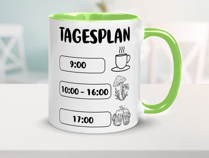 Tagesplan Pilzsammler | Pilze Wald v2 Geschenk Humor Geschenkidee lustiger