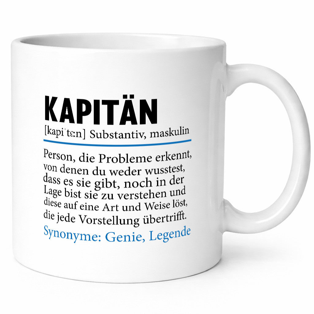 Kapitän | Spruch lustig Schiffskapitän Schiff Geschenk Humor Geschenkidee