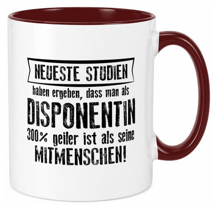 Neuste Studien: Disponentin | Zuteilerin lustig Humor Geschenkidee Geschenk