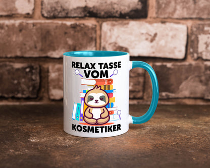 Relax Tasse: Kosmetiker | Kosmetik Stylist lustiger Spruch Geschenk Humor