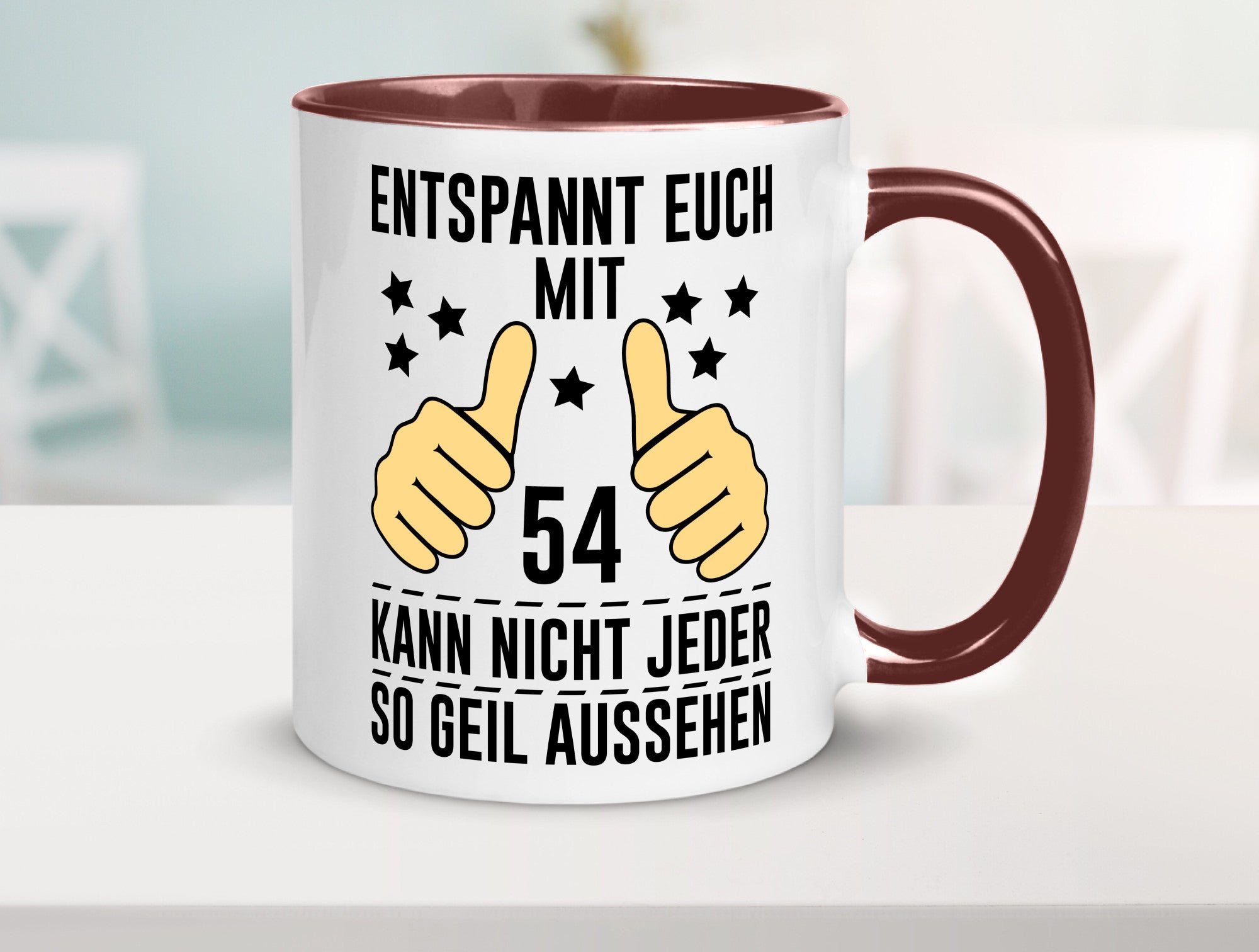 54. Geburtstag | 54 Jahre Geil aussehen Entspannt euch v2 lustig Geschenkidee
