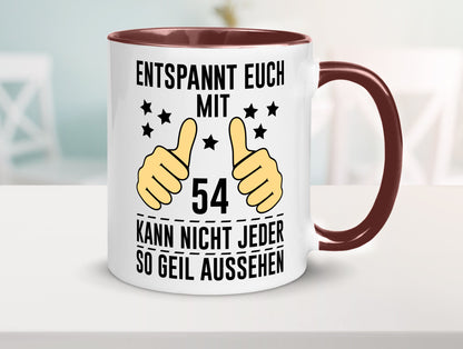 54. Geburtstag | 54 Jahre Geil aussehen Entspannt euch v2 lustig Geschenkidee