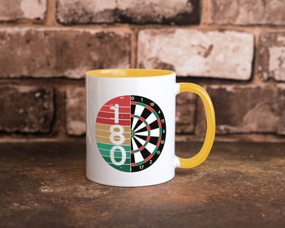 Dartsboard | Retro Dartspieler Kollege Freunde Geschenkidee Arbeit Kollegen
