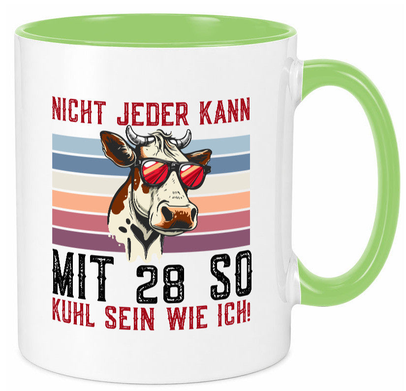 Mit 28 so gut aussehen | 28. Geburtstag Landwirt Bauer Geschenk Geschenkidee Tasse