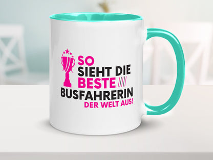 Die Weltbeste Busfahrerin | Berufsfahrer Fahrerin Geschenk Arbeit Kollegen Büro