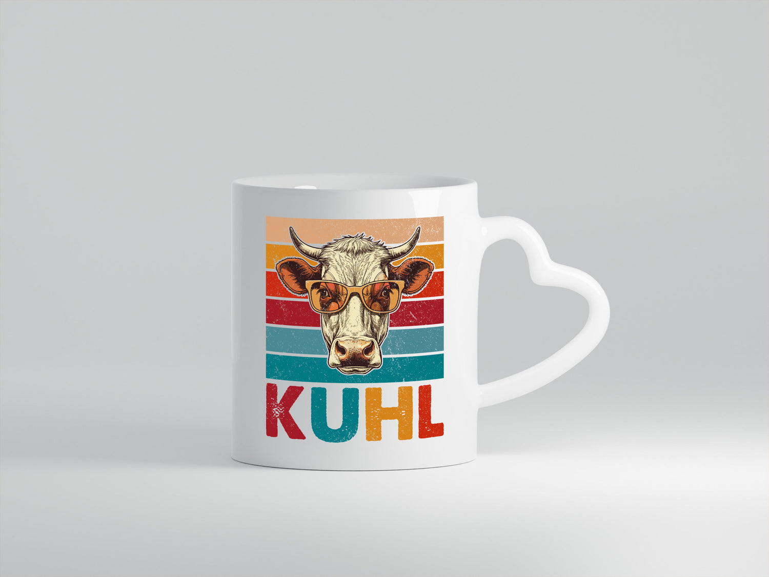 Kuhl | Kuh mit Sonnenbrille Coole v2 lustig Humor Geschenkidee Geschenk Tasse