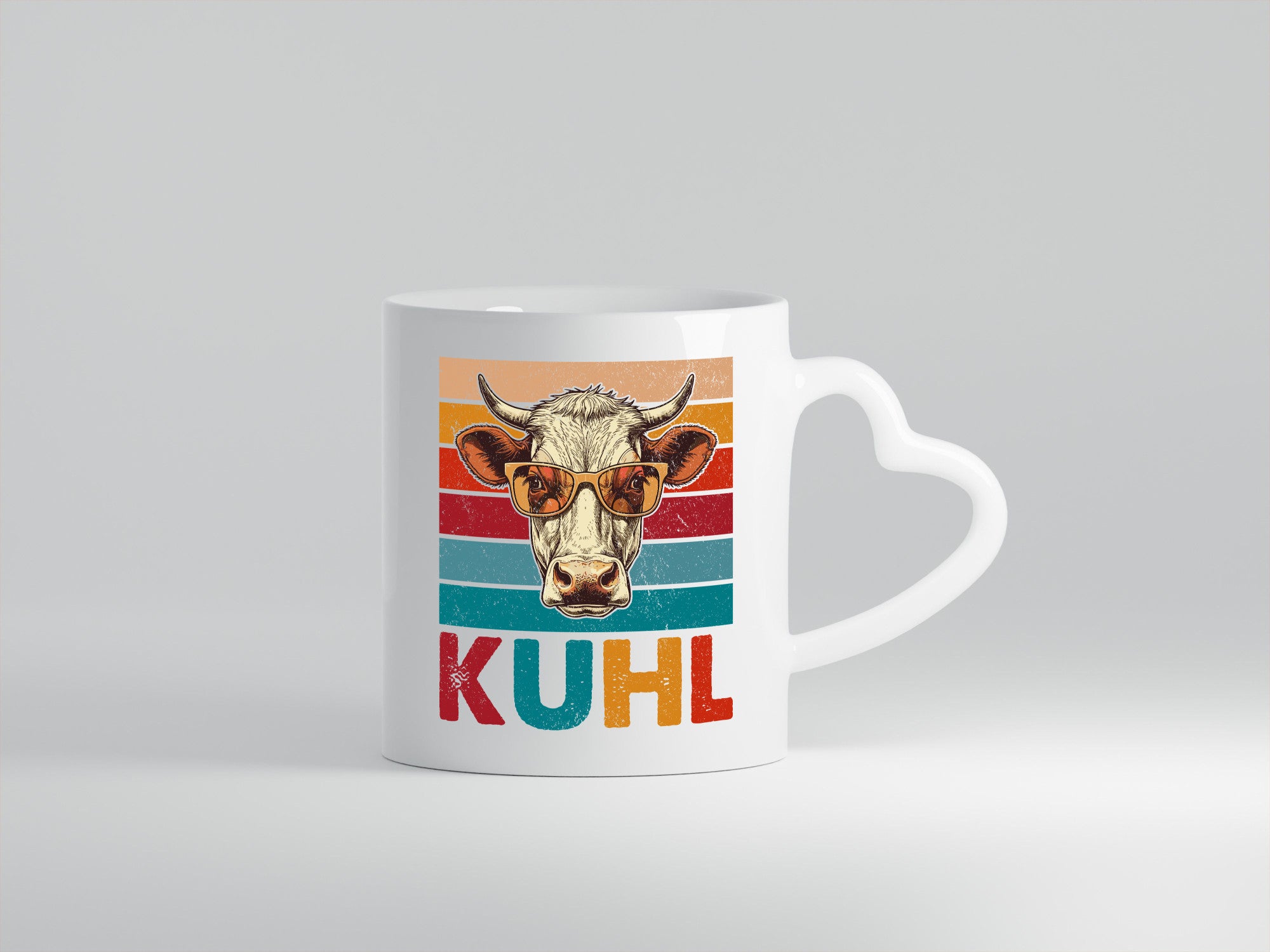 Kuhl | Kuh mit Sonnenbrille Coole v2 lustig Humor Geschenkidee Geschenk Tasse