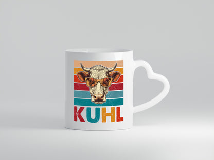 Kuhl | Kuh mit Sonnenbrille Coole v2 lustig Humor Geschenkidee Geschenk Tasse