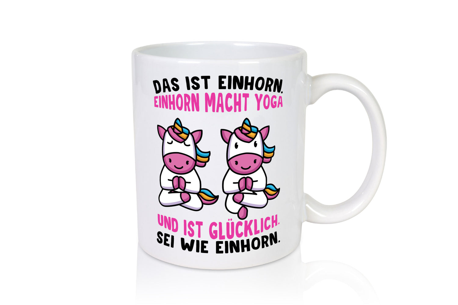 Einhorn Yoga | Yogalehrer Tasse Guru Entspannung Humor Geschenkidee