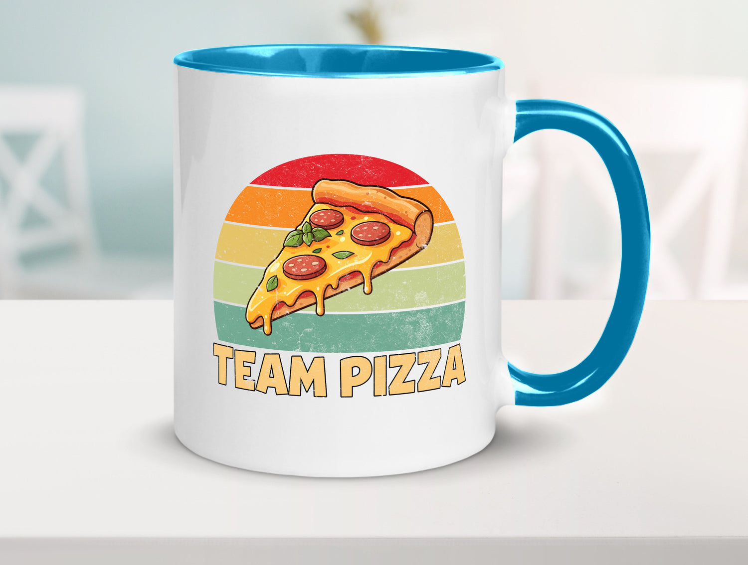 Team Pizza | Pizzaliebhaber Lover v2 Geschenkidee Humor Tasse