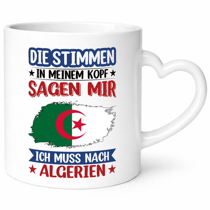 Algerien | Urlaub Stimmen in meinem Kopf Traumland Geschenk Humor Geschenkidee