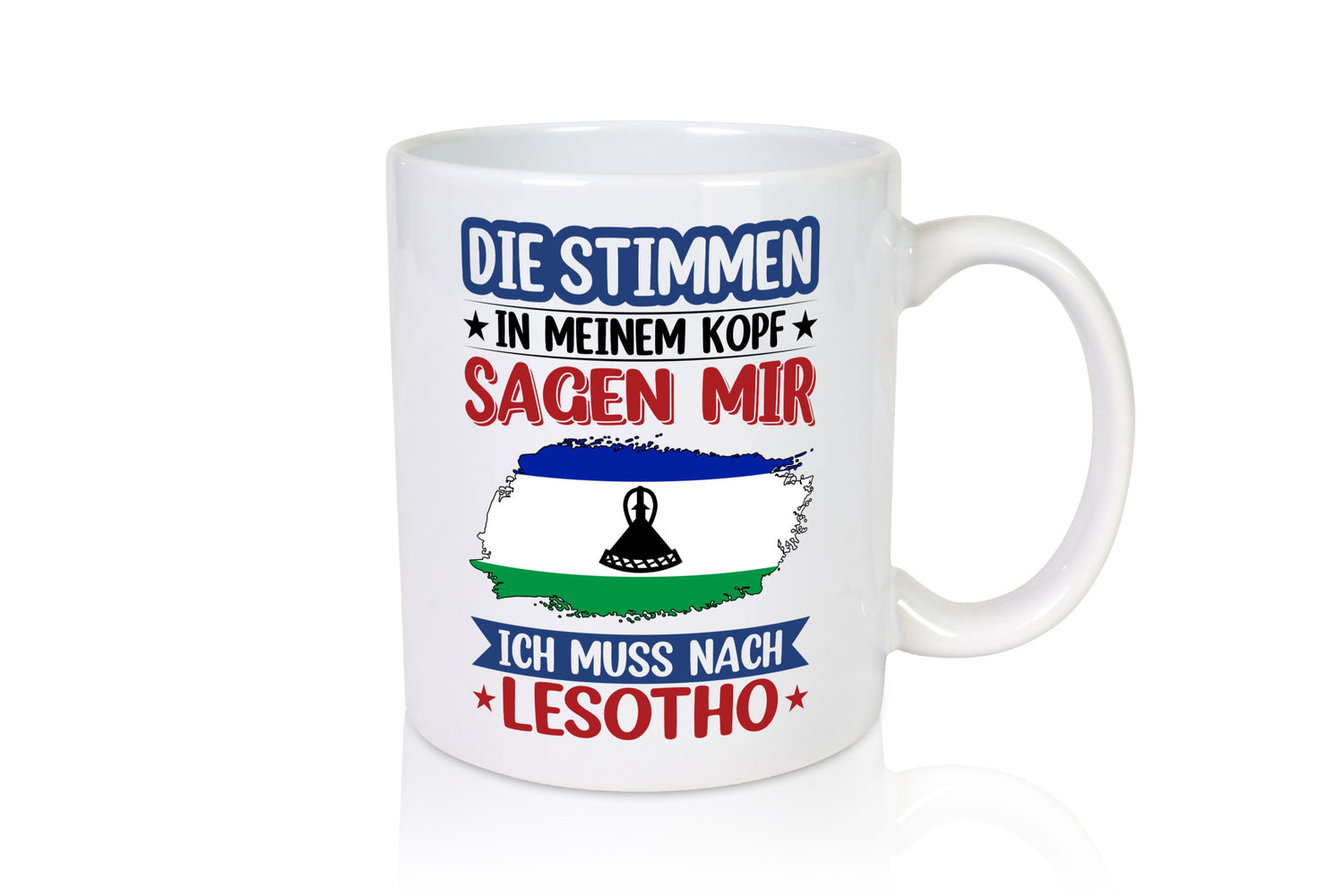 Lesotho | Urlaub Stimmen in meinem Kopf Traumland lustig Humor Geschenkidee