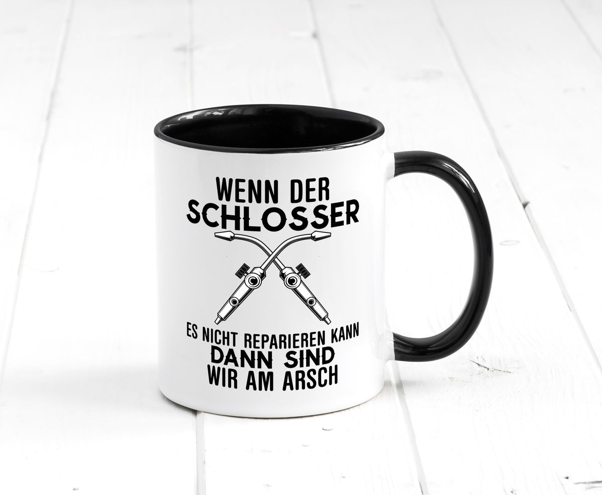 Der Schlosser lustiger Spruch Geschenk Humor Geschenkidee Tasse