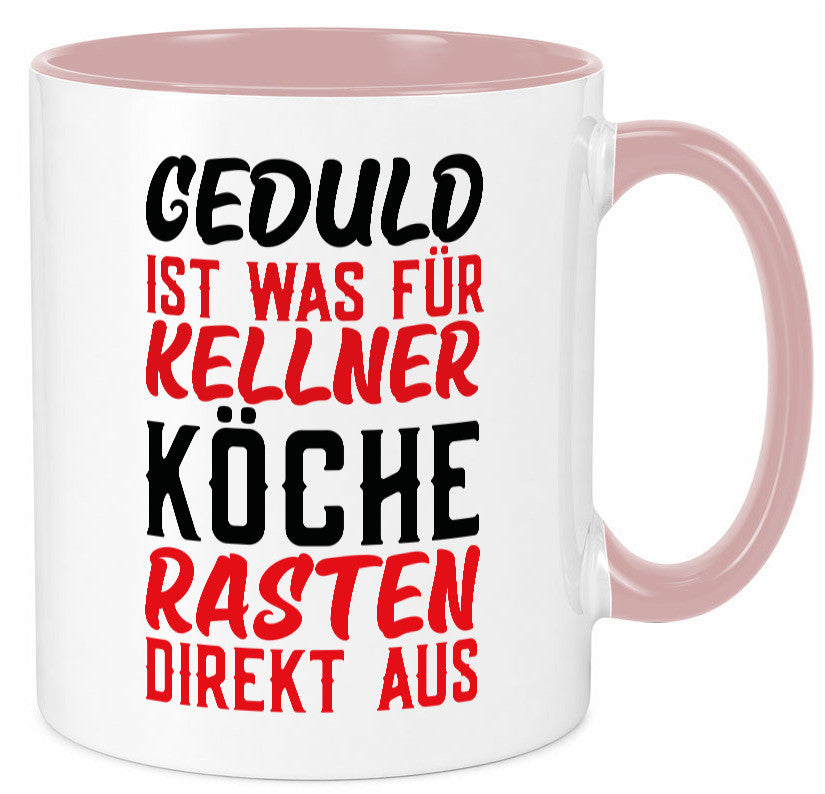 Köche rasten aus | Kellner Geduld Küchenchef Restaurant Geschenk Arbeit Tasse