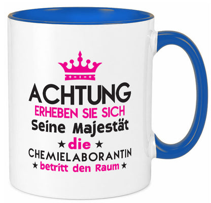 Seine Majestät Chemielaborantin | Laborantin Chemie Humor Geschenkidee Tasse