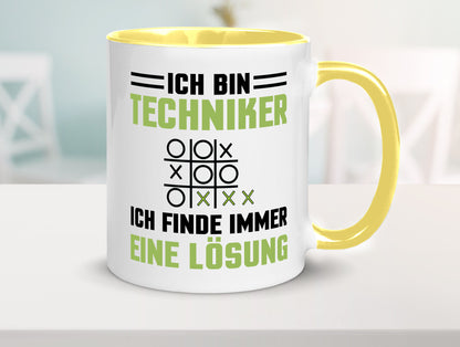 Ich bin Techniker finde immer eine Lösung | lustiger Spruch Geschenk Humor