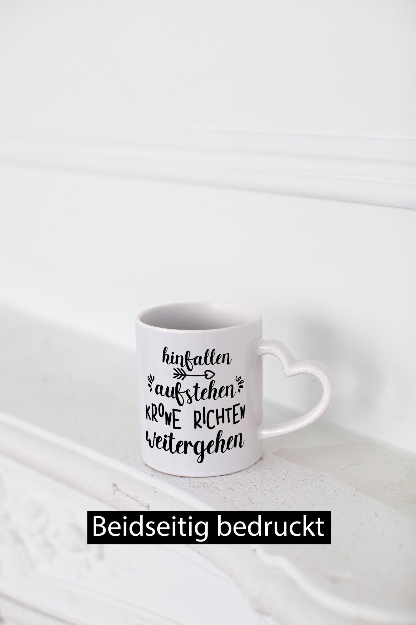 Hinfallen Kronerichten weitergehen | Prinzesin Geschenkidee Humor Tasse