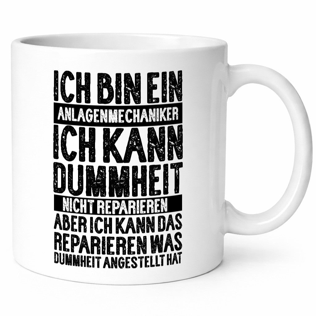 Ich bin Anlagenmechaniker | dummerheit kaputt gemacht hat Humor Geschenkidee