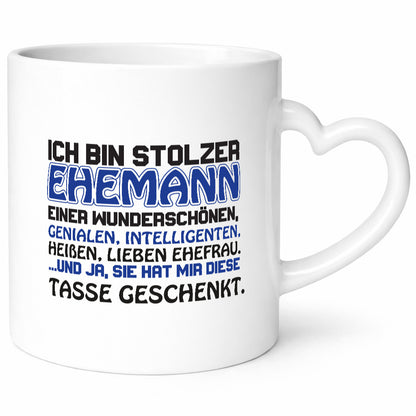 Stolzer Ehemann | Ehe Spruchtasse Ehefrau Humor Geschenk Geschenkidee lustiger