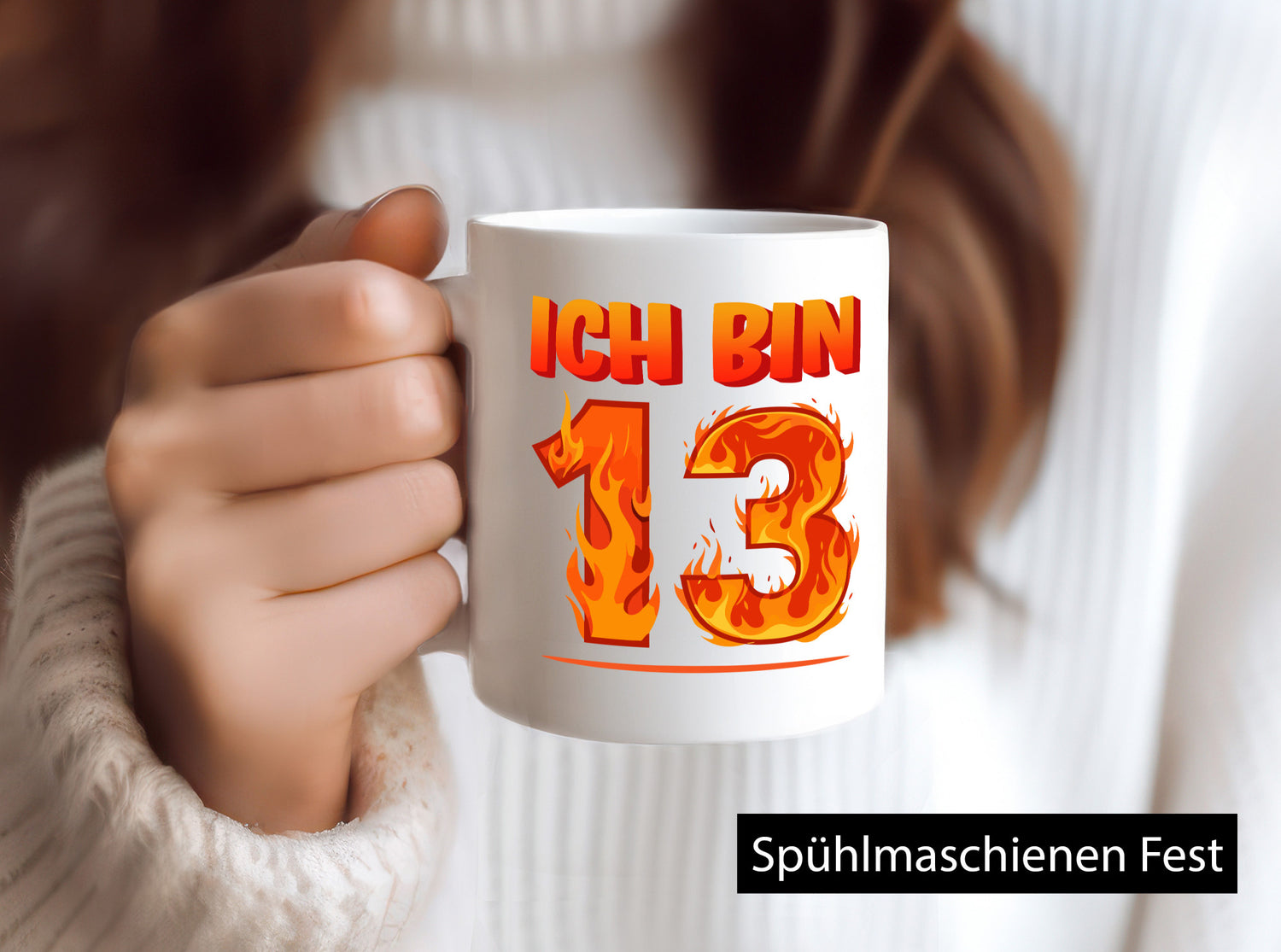 13. Geburtstag | 13 Jahre Drache lustiger Spruch Geschenk Geschenkidee Tasse