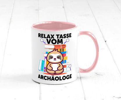 Relax Tasse: Archäologe | Archäologie Forscher lustig Humor Geschenkidee