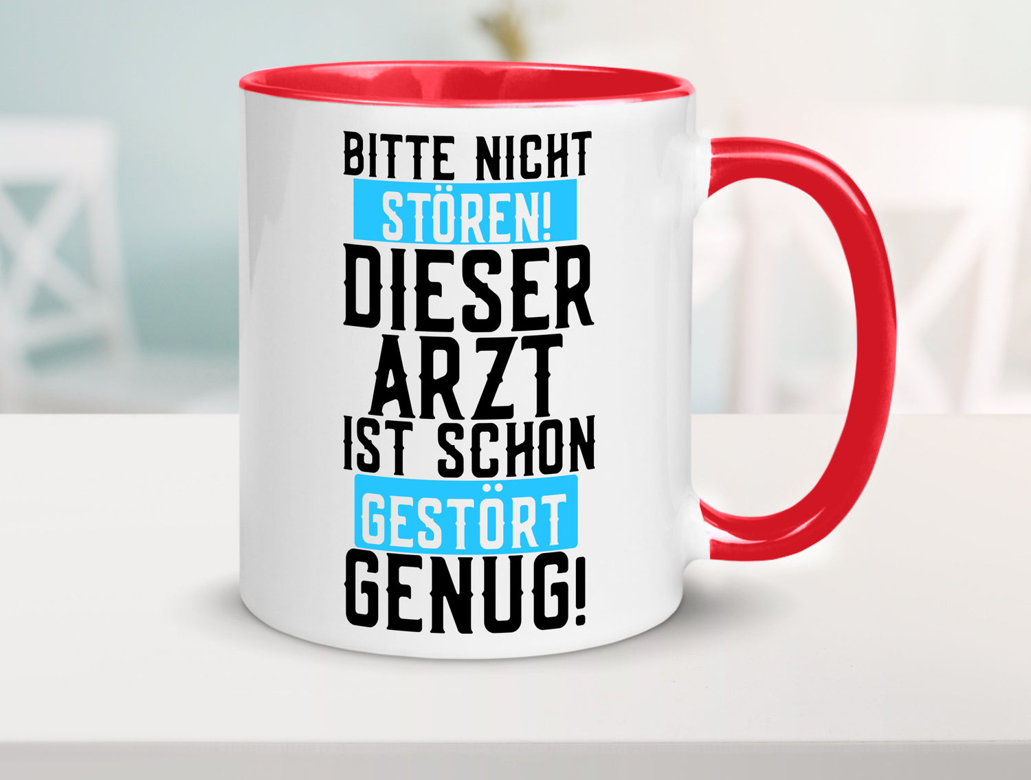 Bitte nicht stören | gestörter Arzt Sarkasmus Klinik Geschenkidee Humor Tasse