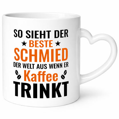 Kaffee trinkt: Schmied | schmieden Geschenk Humor Geschenkidee lustiger Spruch