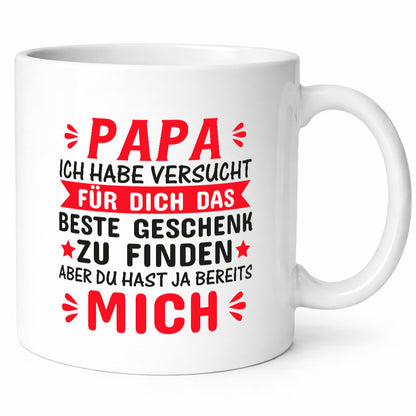 Bestes Geschenk für Papa | Vatertag Tasse Kinder Familie Geschenkidee lustiger