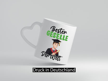 Bester Geselle | Handwerker v2 lustig Humor Geschenkidee Geschenk Tasse