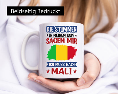 Mali | Urlaub Stimmen in meinem Kopf Traumland lustig Humor Geschenkidee