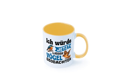 Vögel beobachten | Vogel lustig Humor Geschenkidee Geschenk Tasse