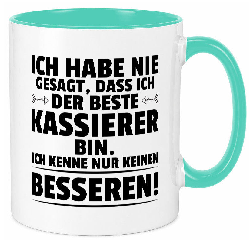 Der Beste Kassierer Geschenk Humor Geschenkidee lustiger Spruch Tasse