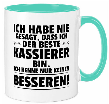 Der Beste Kassierer Geschenk Humor Geschenkidee lustiger Spruch Tasse