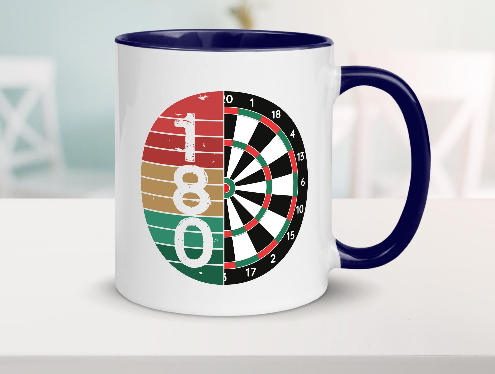 Dartsboard | Retro Dartspieler Kollege Freunde Geschenkidee Arbeit Kollegen