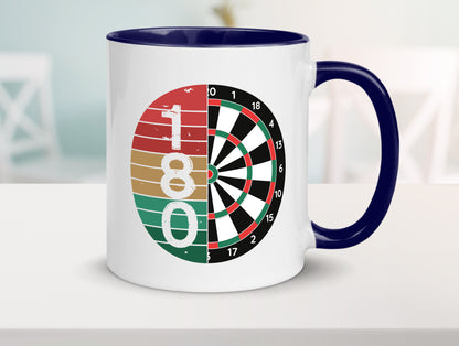 Dartsboard | Retro Dartspieler Kollege Freunde Geschenkidee Arbeit Kollegen