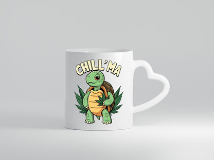 Chill ma | Cannabis Schildkröte v2 Geschenk Humor Geschenkidee lustiger Spruch