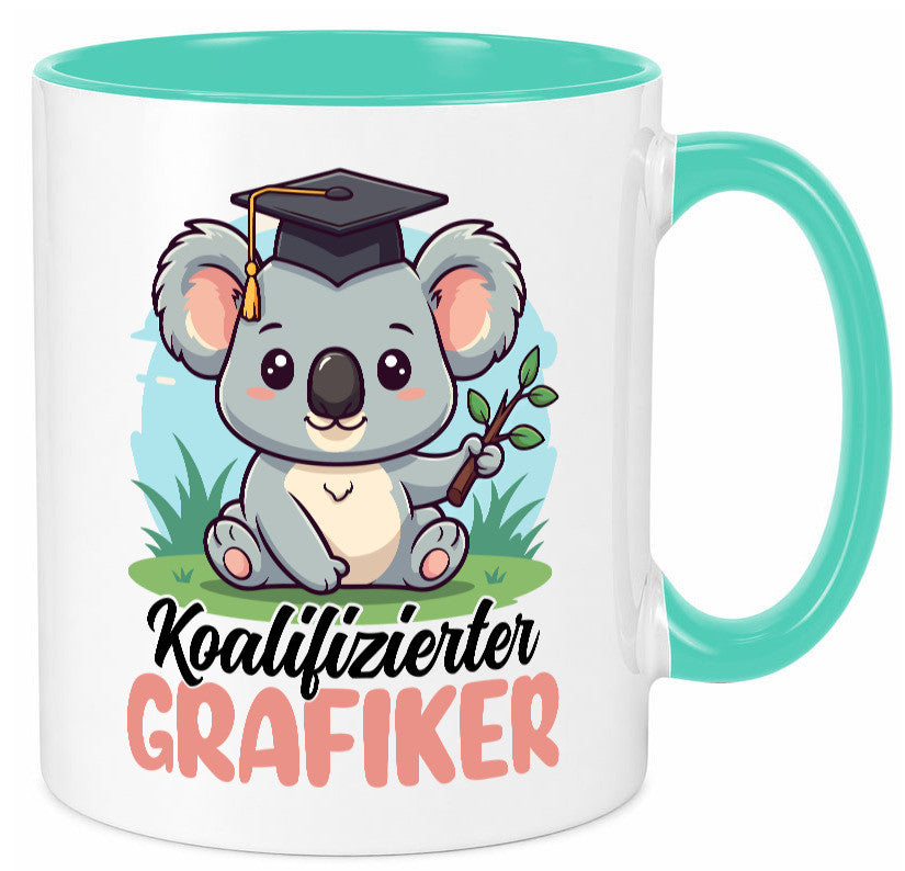 Koalifizierter Grafiker | Grafik Design lustiger Spruch Geschenk Humor