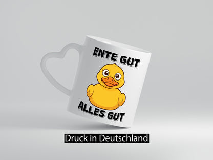 Ente gut alles | Quietscheente Badeente lustig Humor Geschenkidee Geschenk Tasse