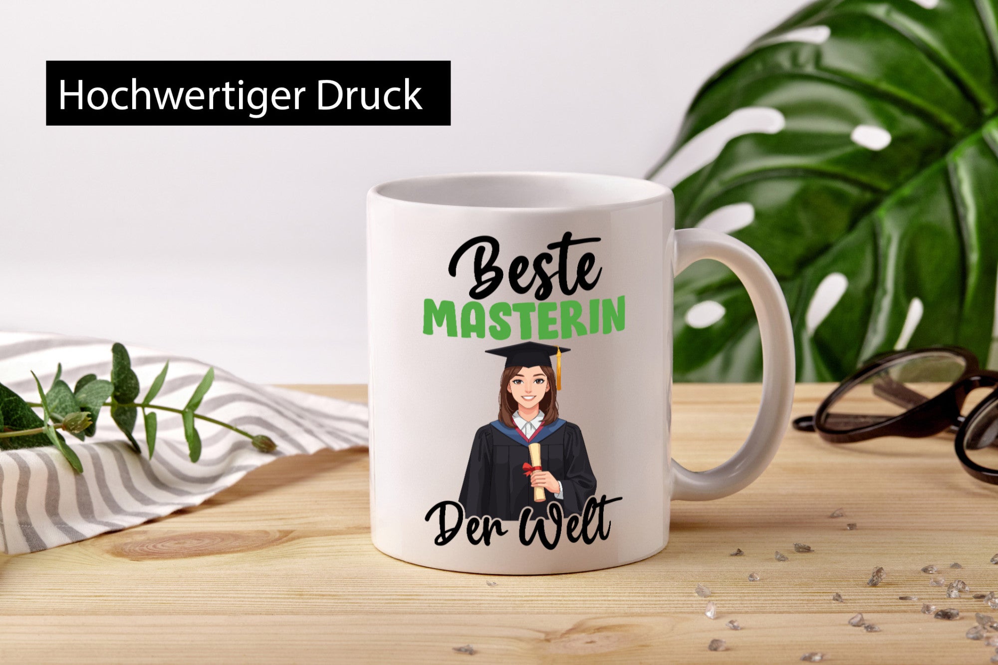Beste Masterin | Student Uni Studium Humor Geschenkidee Tasse
