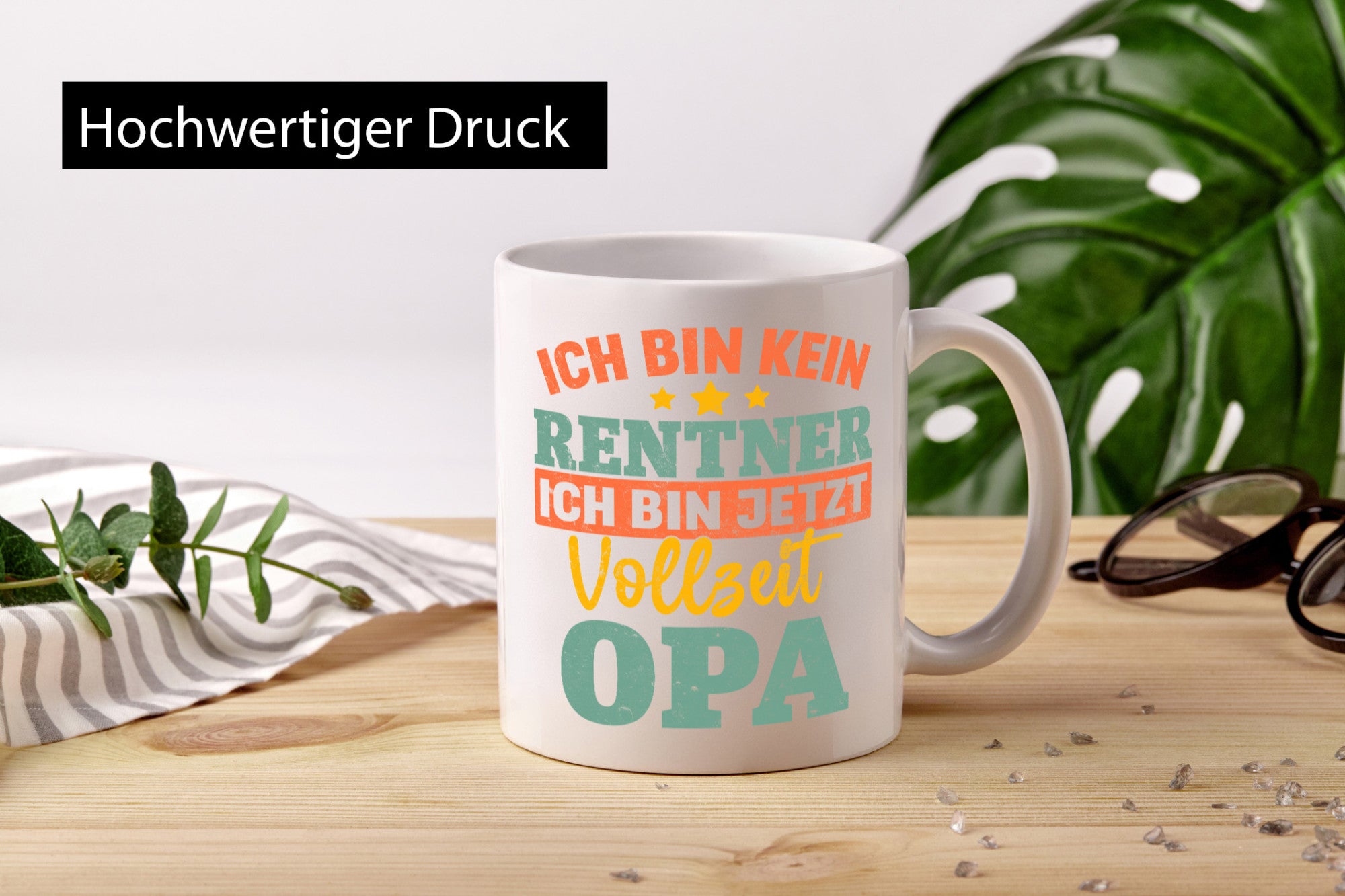 Ich bin kein Rentner, sondern Vollzeit-Opa | Ruhestand v2 lustiger Spruch Geschenk Familie