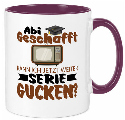 Abi Geschaft | Serie Gucken Bachlor Abitur Geschenk Humor Geschenkidee lustiger